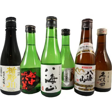 酒 300ml 6本セットの通販 選べる日本酒本醸造飲み比べ6本セット