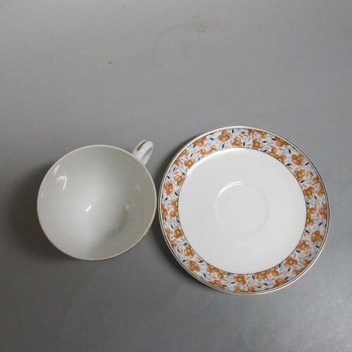 珍品】東洋陶器会社 TOYOTOKIKAISYA カップ＆ソーサ－オールド東陶