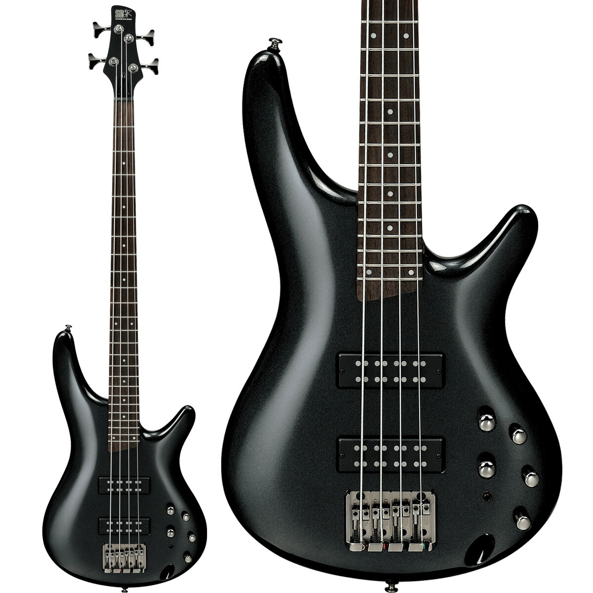 美品 Ibanez アイバニーズ SR300 アクティブベース ブラック