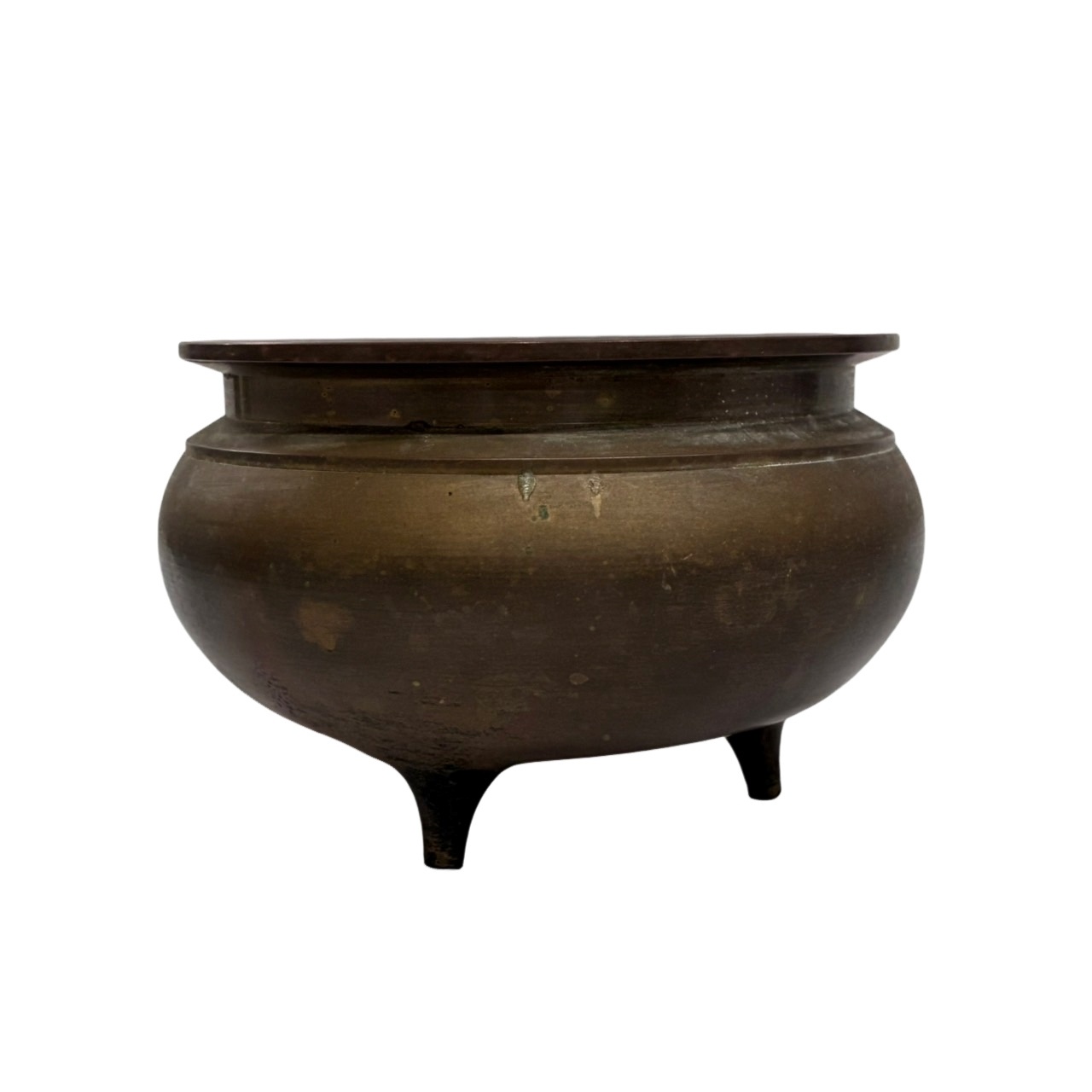 真鍮 火鉢 金属工芸 アンティーク H8cm×直径11.5cm 12506K239