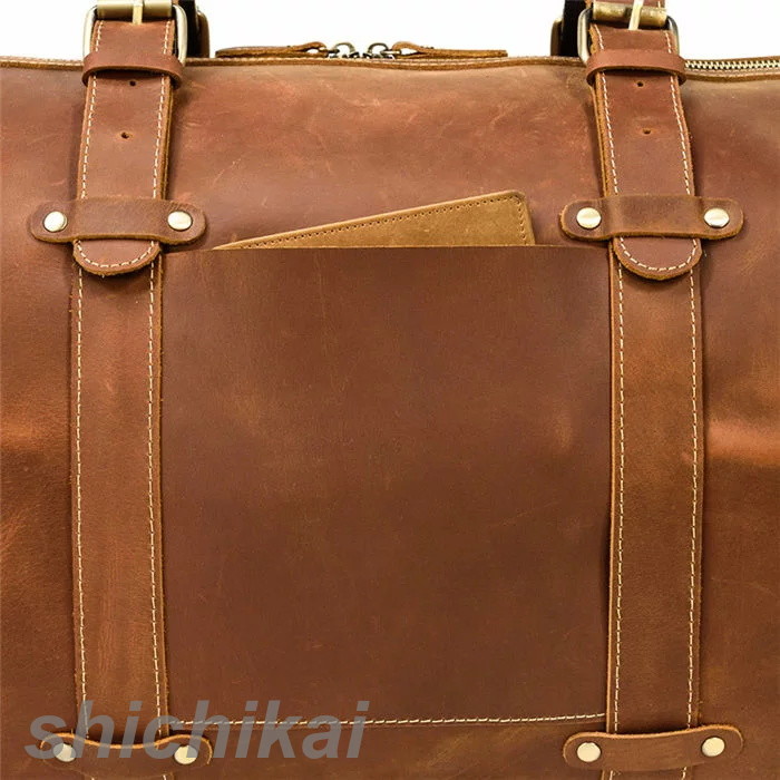 楽天市場】ボストンバッグ 高級本革 男女兼用 光沢 大容量 レザー 旅行