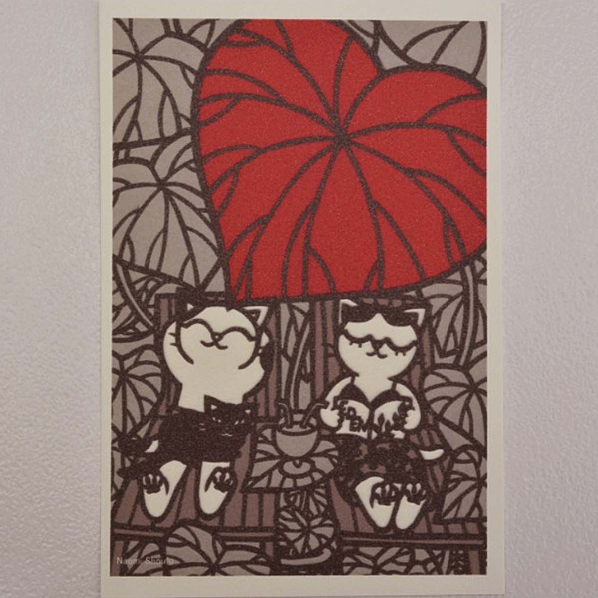 楽天市場】ポストカード 猫切り絵作家 松風直美 切り絵 ねこ ネコ