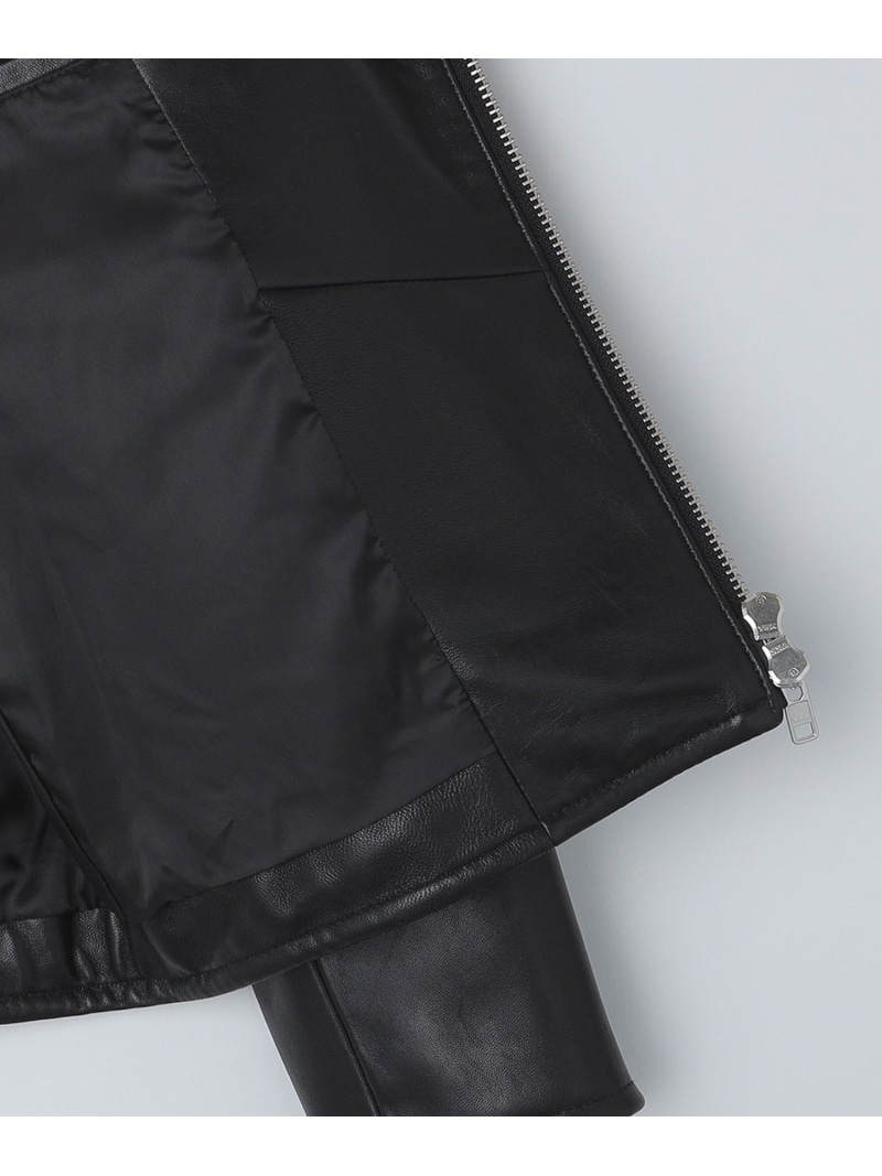 楽天市場】SHIPS: ラムレザー ダブル ライダースジャケット SHIPS MEN