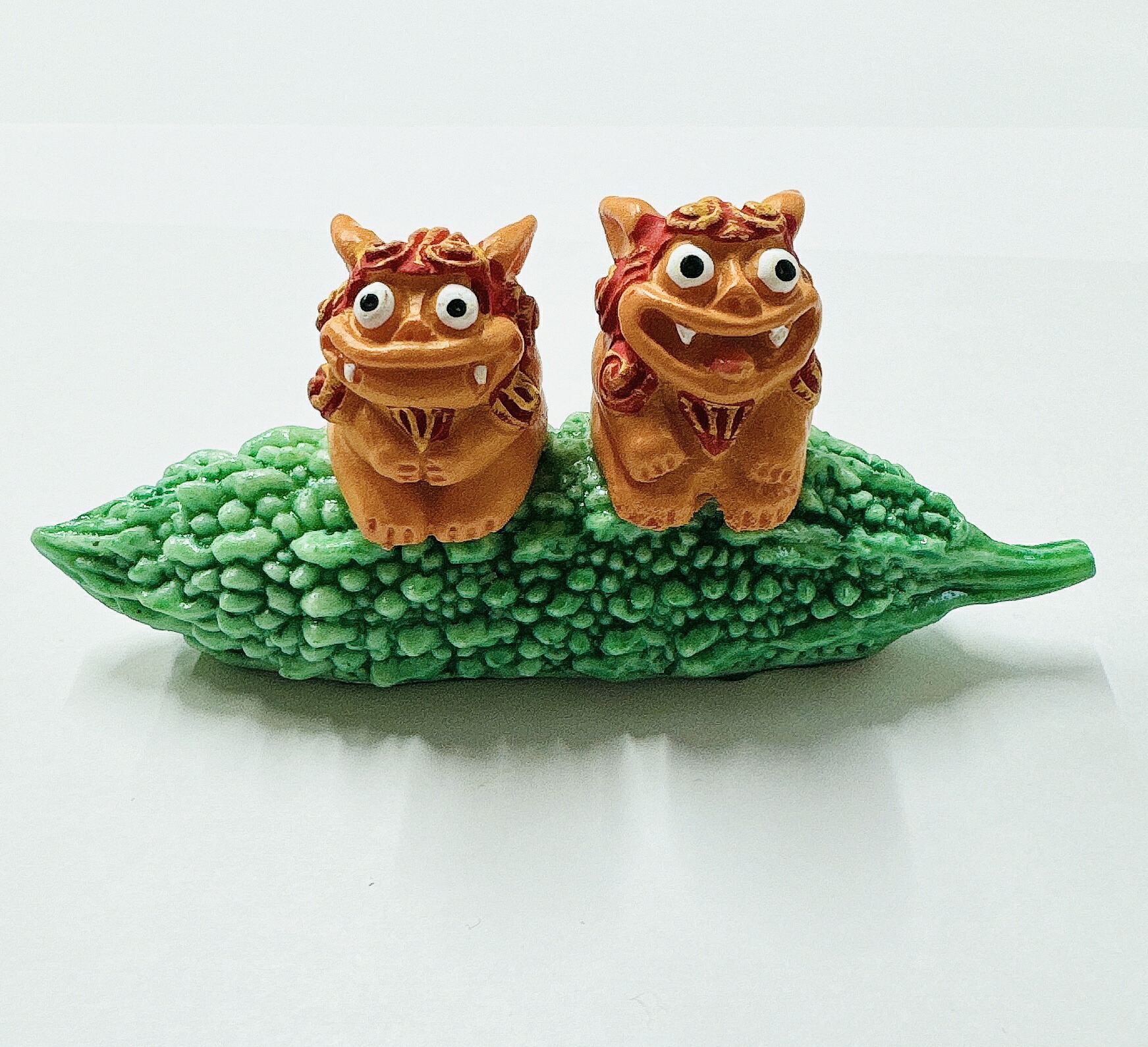 楽天市場】【シーサー・置物】ゴーヤー☆沖縄・国際通り・土産・ペア