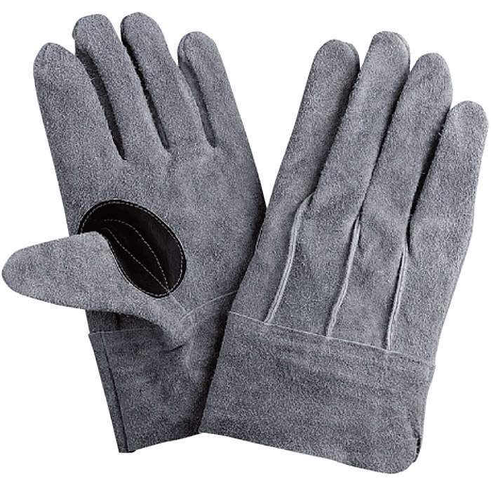 楽天市場】KAWANISHI 2296 牛床革手袋 オイル 背縫 黒アテ付 【10双入