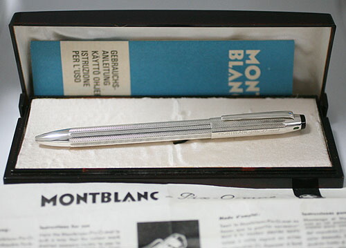 レア◇モンブラン 高級ボールペン♯49S MONTBLANC 1960sシルバー レア