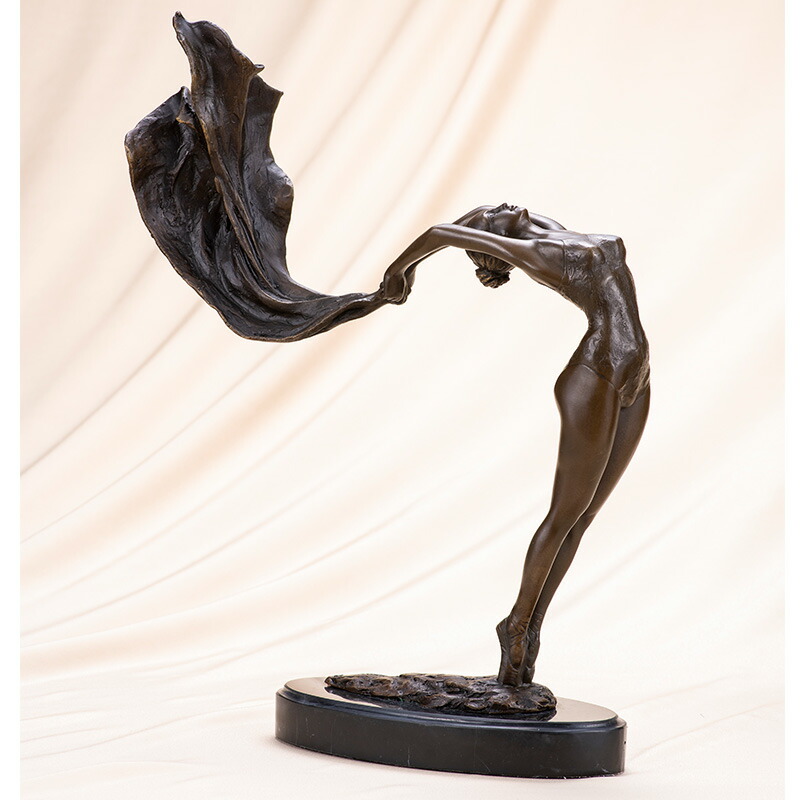 楽天市場】ブロンズ像 『 艶舞 』 レオタード 林良慶 美術工芸 乙女