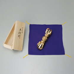 楽天市場】弘法大師 空海『 佐波理 五鈷杵 』 五寸 仏具 法具 金工名家