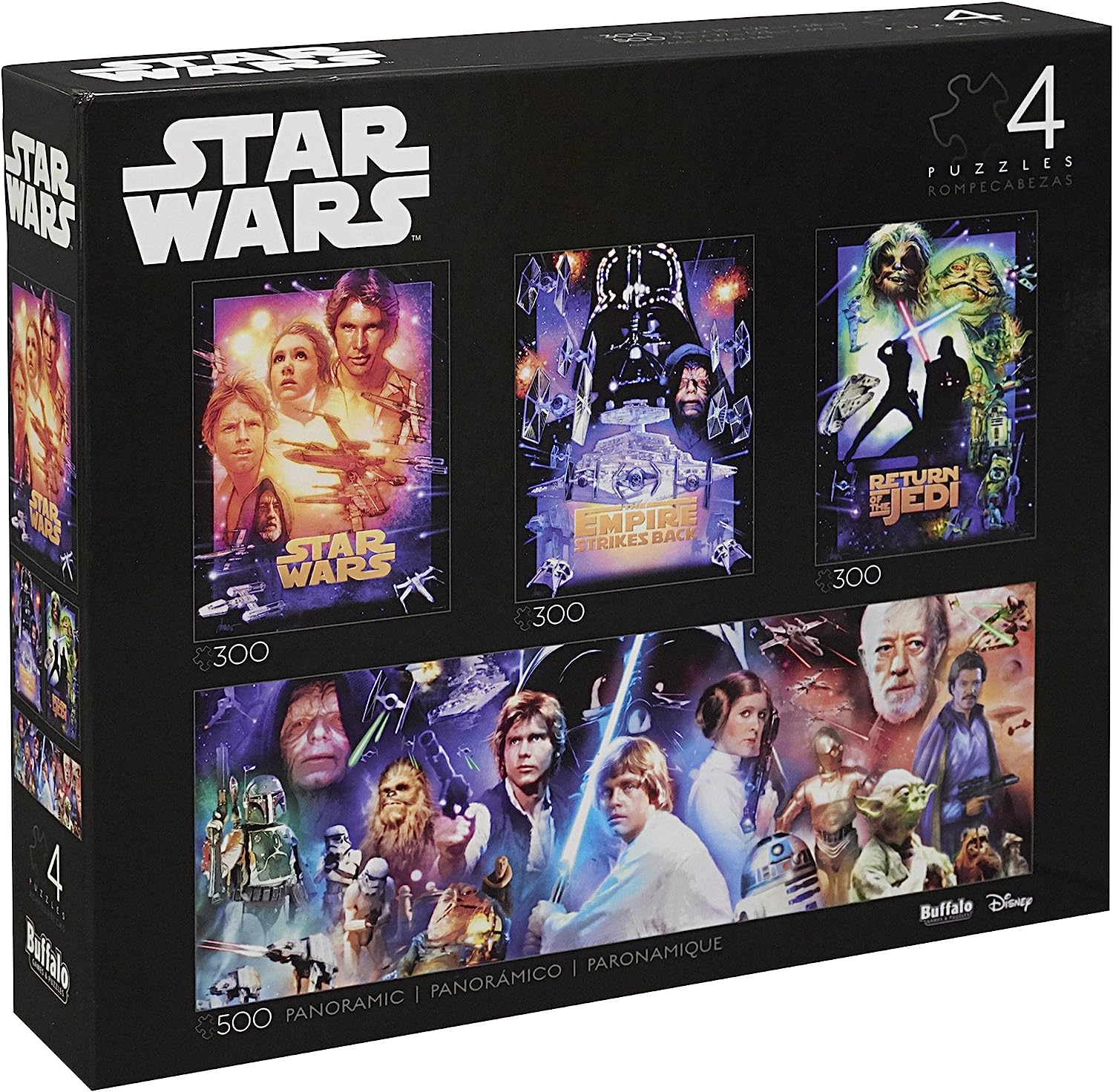 楽天市場】ジグソーパズル 500ピースが1つ 300ピースが3つ 4種入り