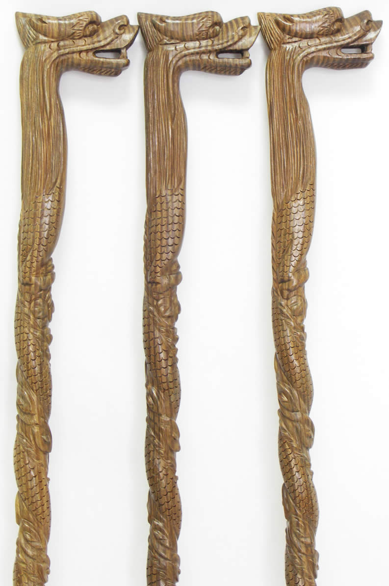 ☆世界に一つ☆龍の杖☆珍しい竹☆手彫り 【公式通販】