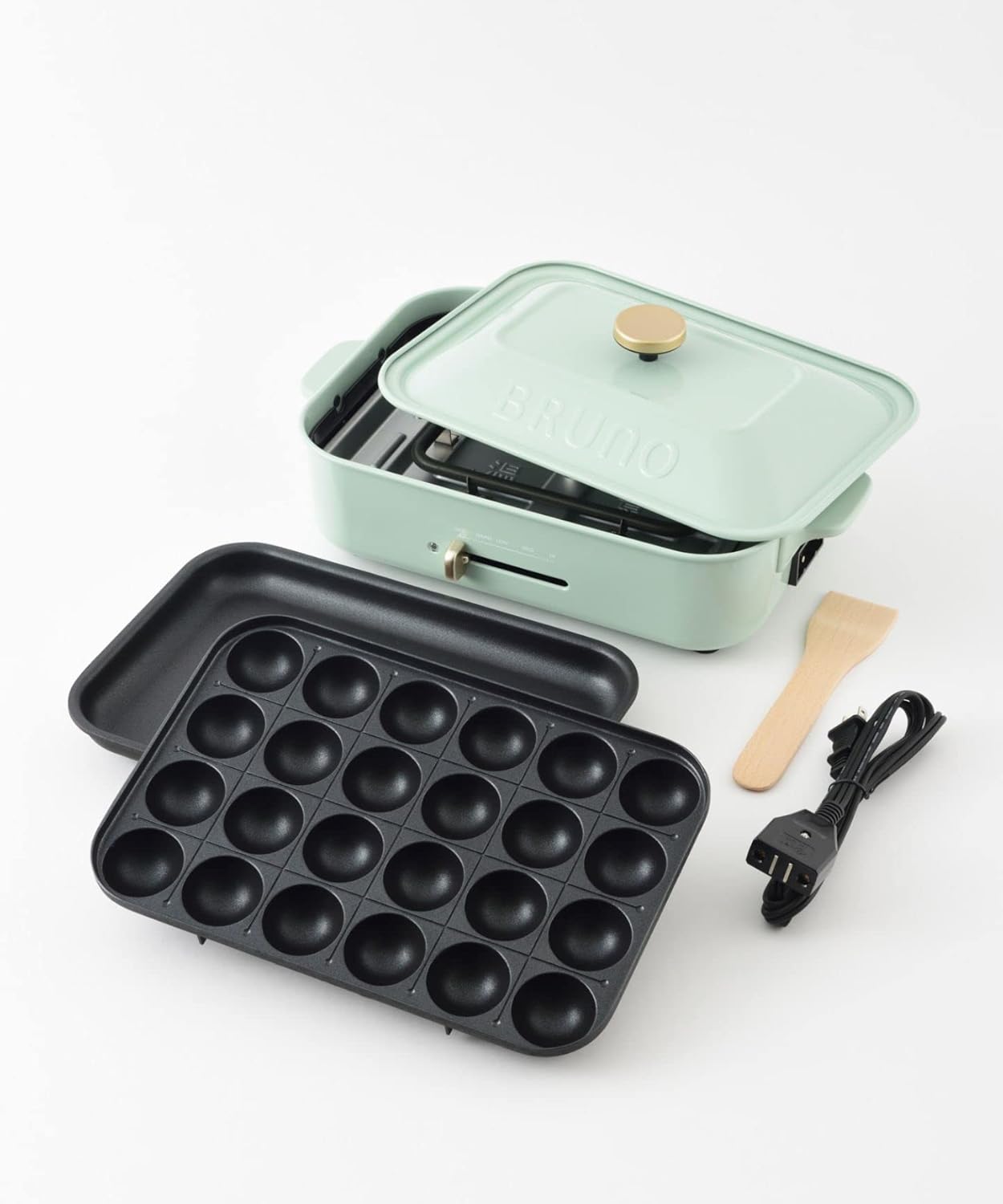 BRUNO コンパクトグリルホットプレート グリーン ≪BRUNO≫コンパクト