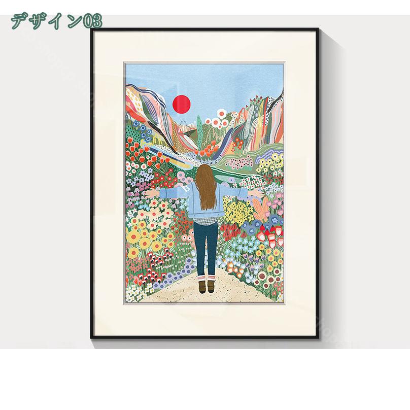 楽天市場】300円OFFクーポン アートパネル 山のポスター ボード絵画 花