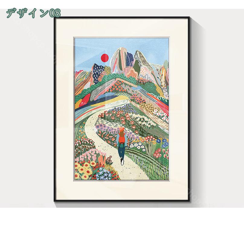 楽天市場】300円OFFクーポン アートパネル 山のポスター ボード絵画 花