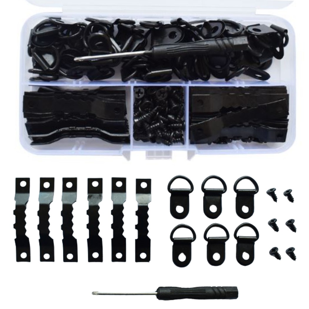 楽天市場】壁掛けフック 額縁吊り金具 251個セット 額縁フック D型吊