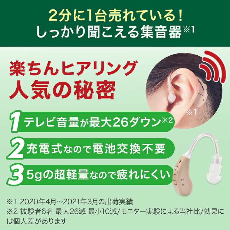 楽天市場】【公式】返品保証付 楽ちんヒアリング SK-05正規品 ベージュ