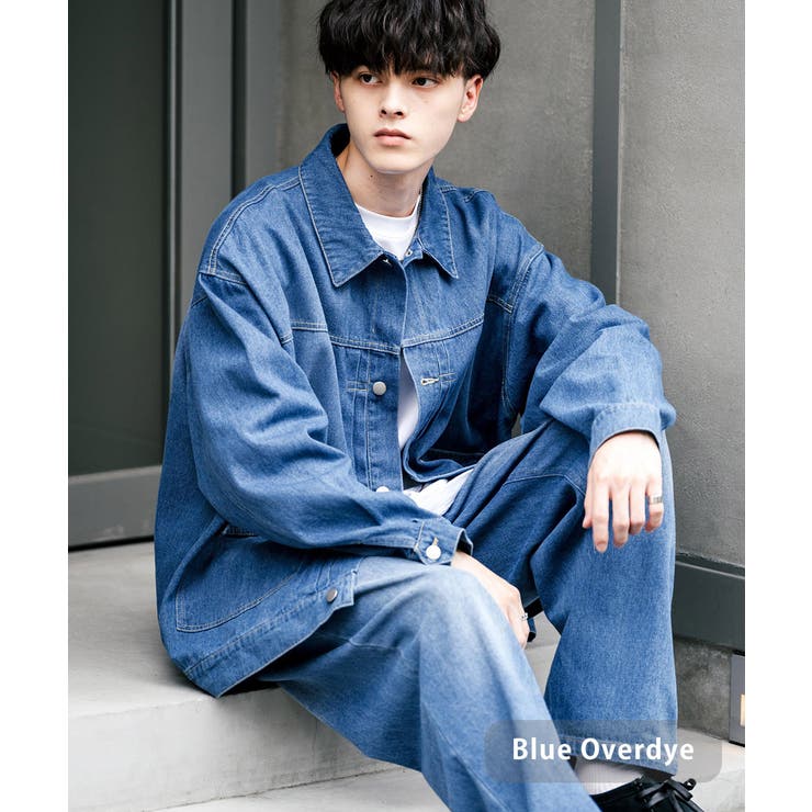 楽天市場】Rocky Monroe セットアップ デニムジャケット ワイドパンツ