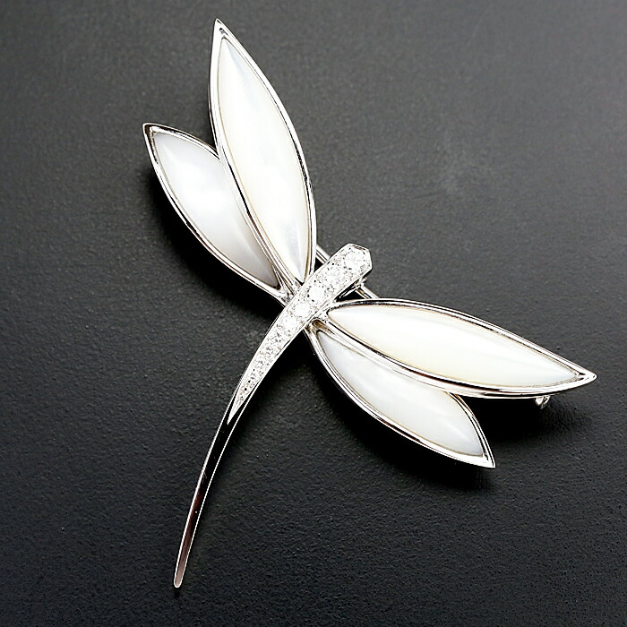 楽天市場】☆12/5 ヴァンクリーフ&アーペル シェル ブローチ K18