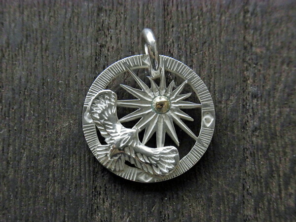 楽天市場】シルバー501 太陽 ペンダントトップの通販