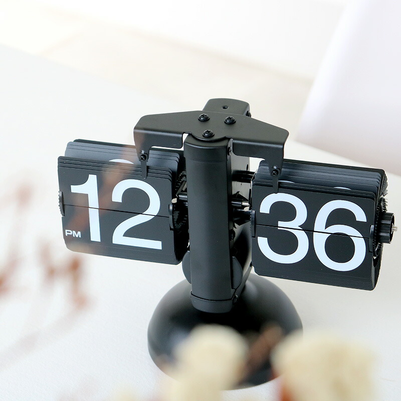 楽天市場】パタパタ時計 フリップクロック 置き時計 時計 ≪Opt