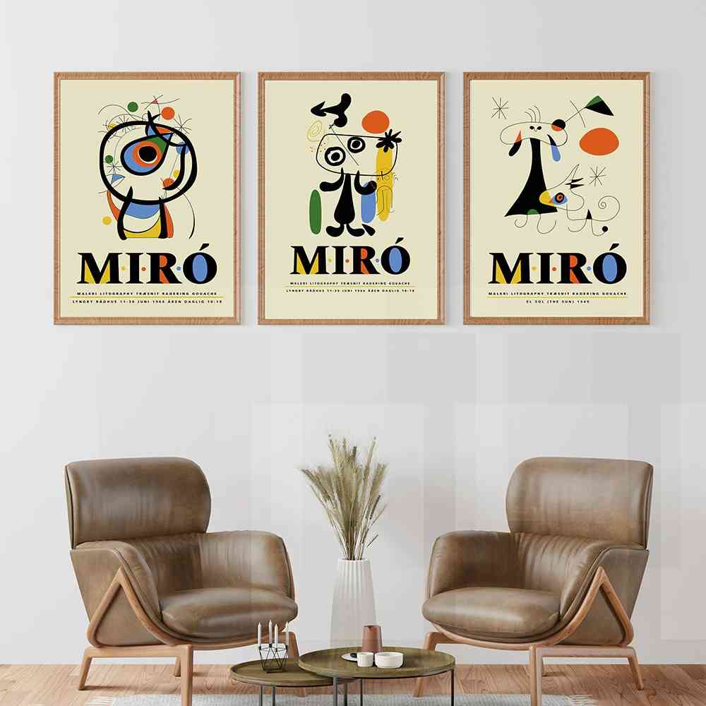 直引限定 ジョアンミロ 絵画 油絵 水彩画 アート インテリア 油彩画 絵