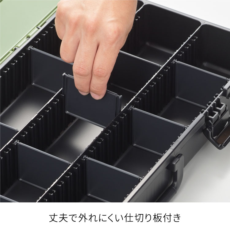 楽天市場】工具箱 部品箱 Tufcon タフコン パーツケース #525 カーキ