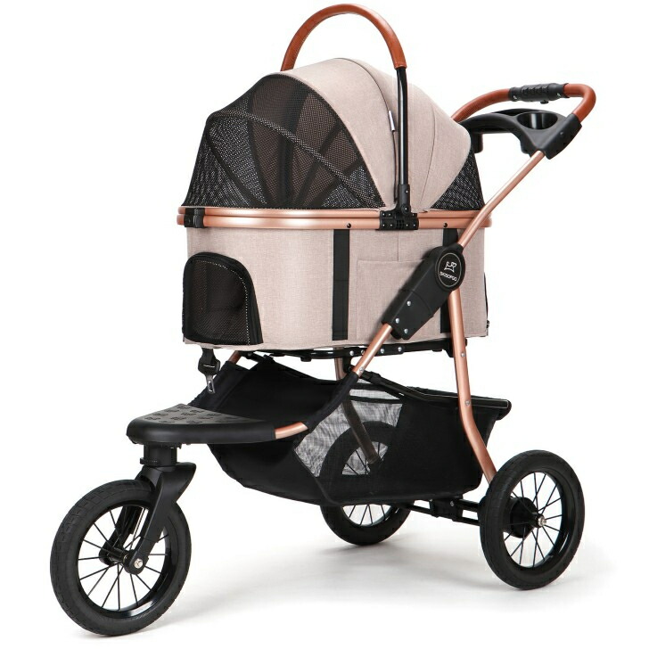 タイムセール skisopgo 軽量ワンキー折りたたみペットカート ウシ柄