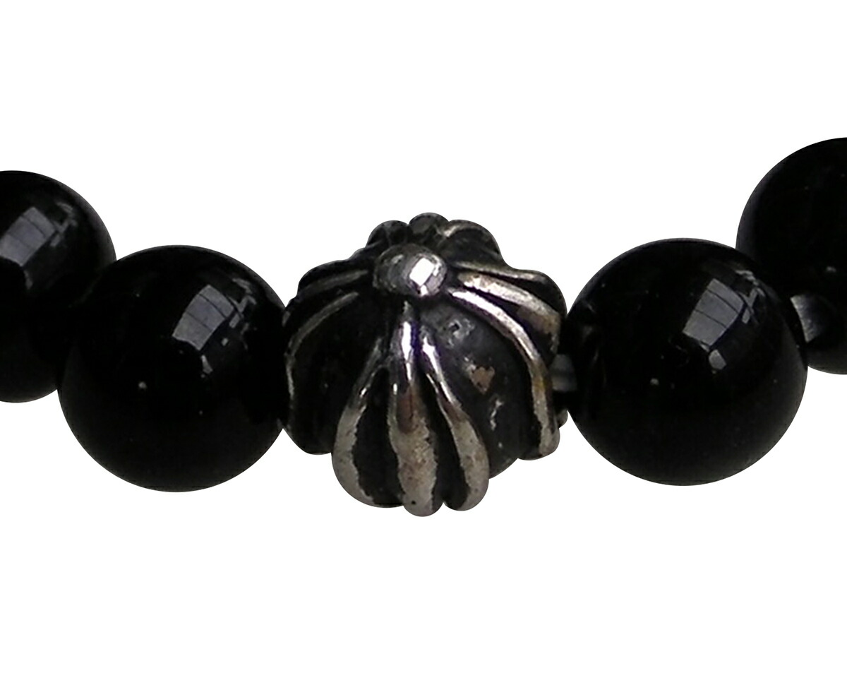 楽天市場】CHROME HEARTS 4MM BLACK TOURMALINE BEADS RING W/ CROSS