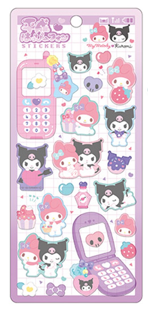 楽天市場】サンリオキャラクターズ 平成ハッピーフォンステッカー