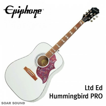 Epiphone ハミングバード 限定カラー ホワイト
