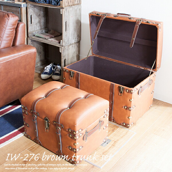 アメリカン ヴィンテージ 家具 収納ボックス トランク アンティーク 花