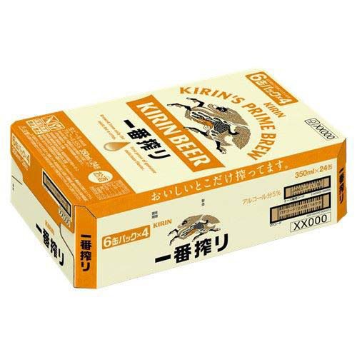 楽天市場】キリン 一番搾り生ビール(24本入×2箱セット(1本350ml))【kb4