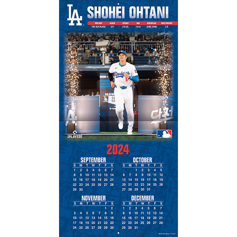 楽天市場】カレンダー 大谷翔平 壁掛け 2025年 令和7年 輸入版 MLB公式