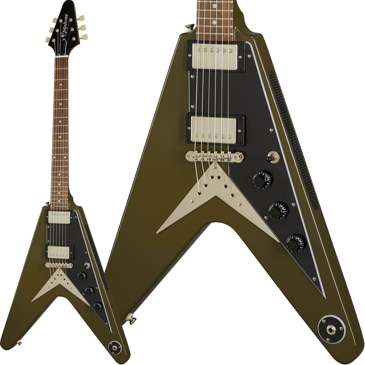 楽天市場】Epiphone Flying V (Olive Drab Green)【 エピフォン FV