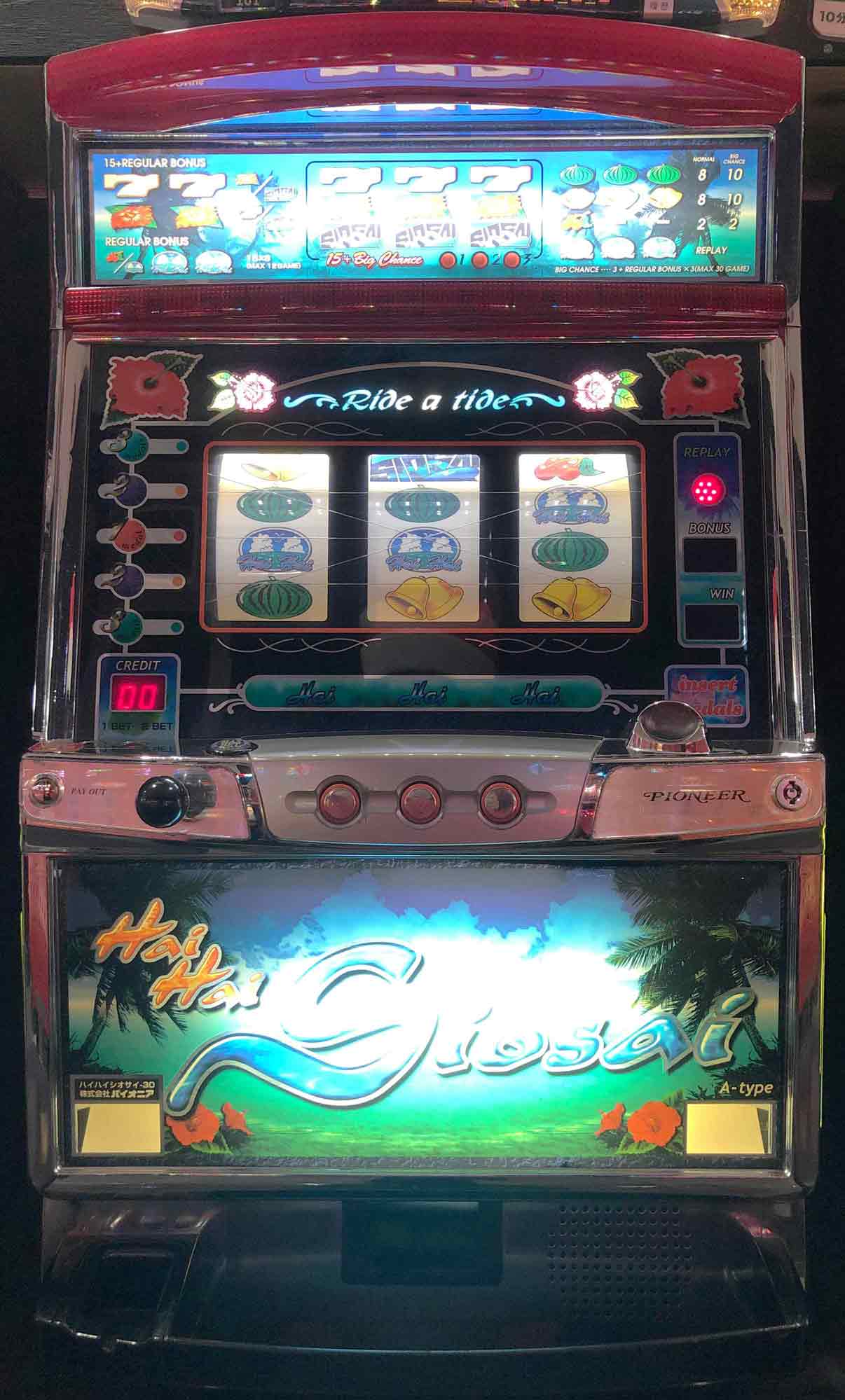 パチスロ実機 プレハナ 家庭用電源 コイン1,000、不要機、カウンター