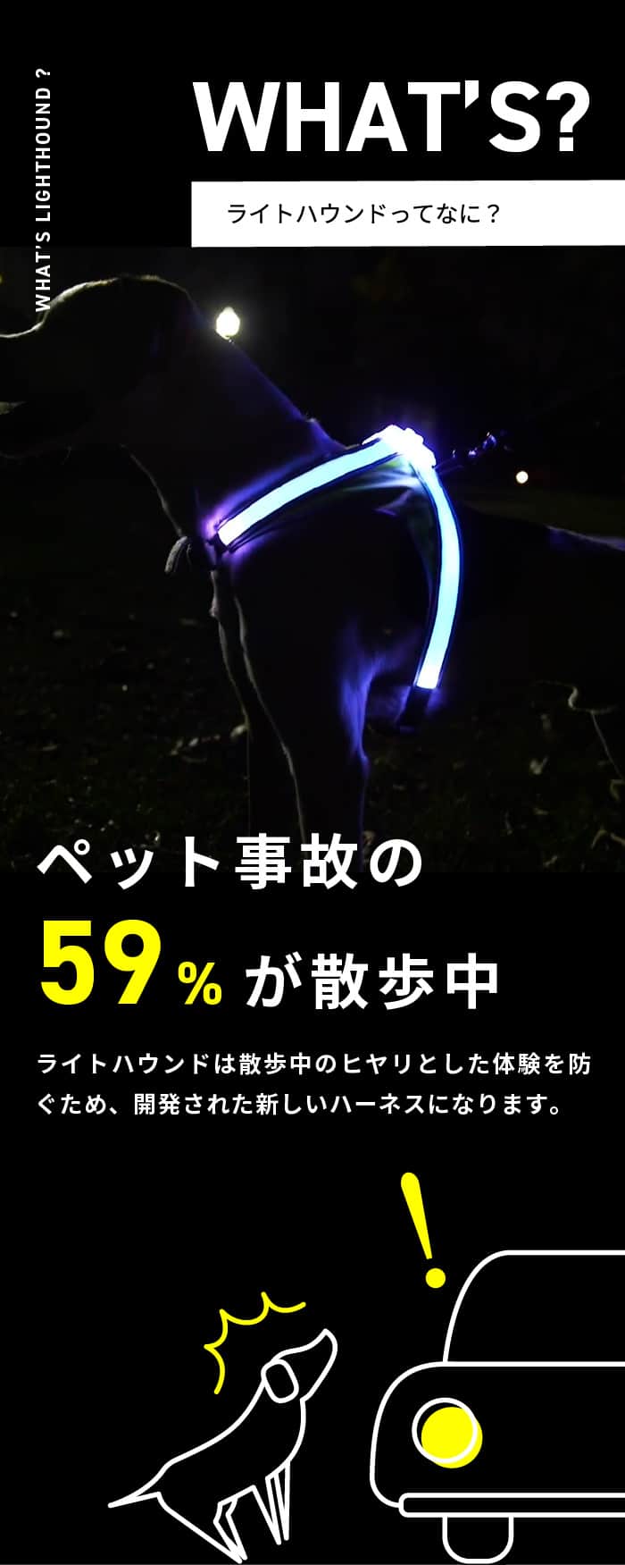 楽天市場】犬用 ハーネス LED 光る 夜間 散歩 雨天使用可能 水洗い