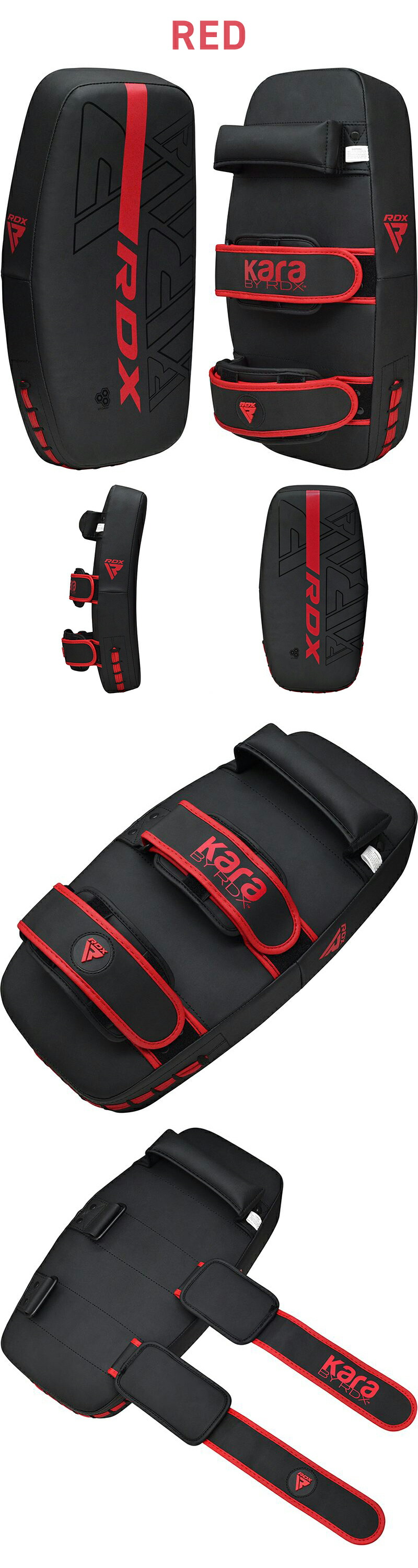 RDX キックミット 黒/赤