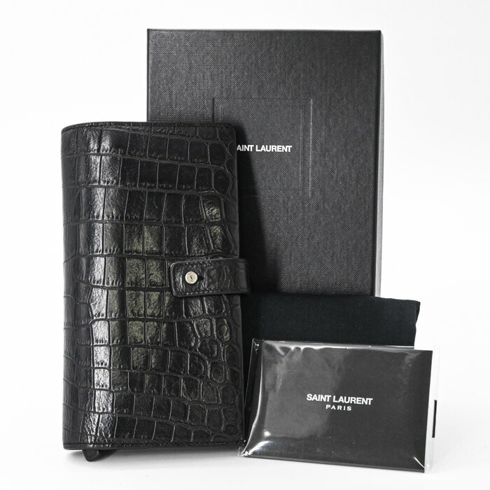楽天市場】サン ローラン 長 財布 クロコの通販