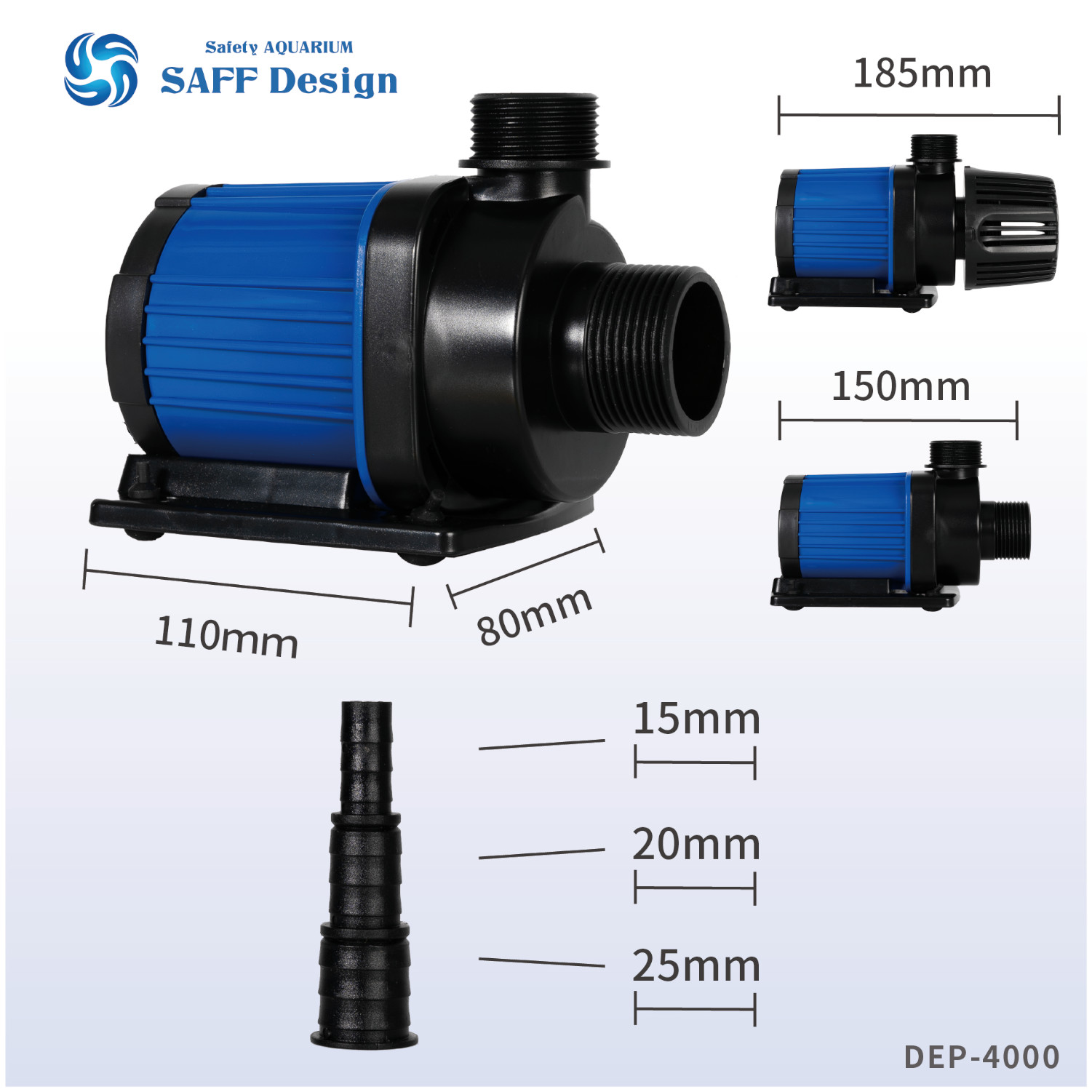 楽天市場】【NEWモデル】HSBAO社製 DEP-4000 吐出量4000L/H (毎分66L