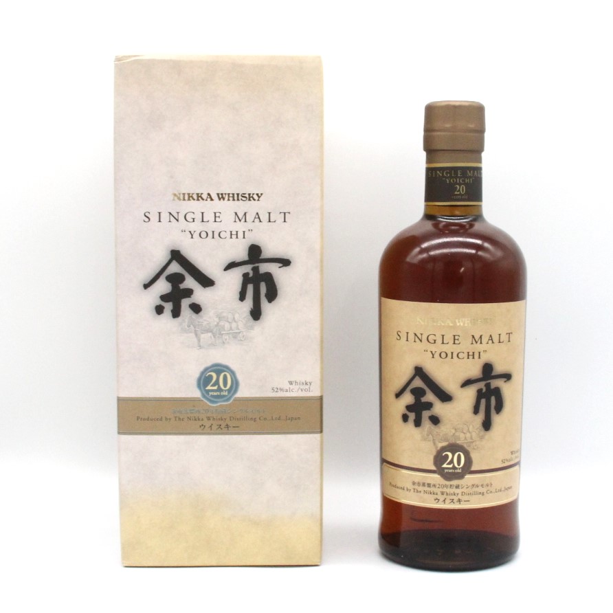 楽天市場】ニッカ ウイスキー シングルモルト 余市20年 52% 700ml 瓶 1