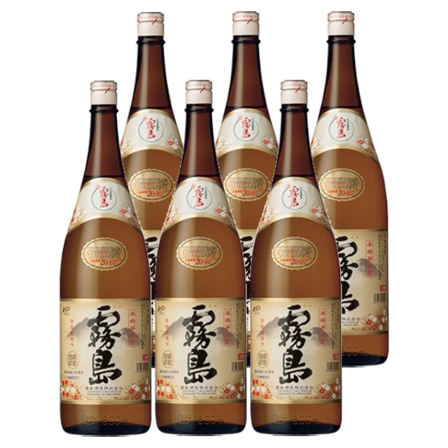 宮崎限定霧島(20度) 1800ml×6本。 芋焼酎