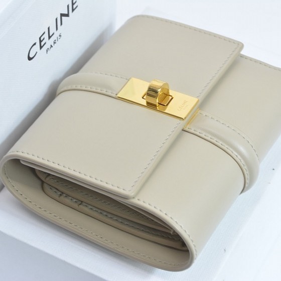 楽天市場】【 未使用品】セリーヌ CELINE 財布 スモール トリ