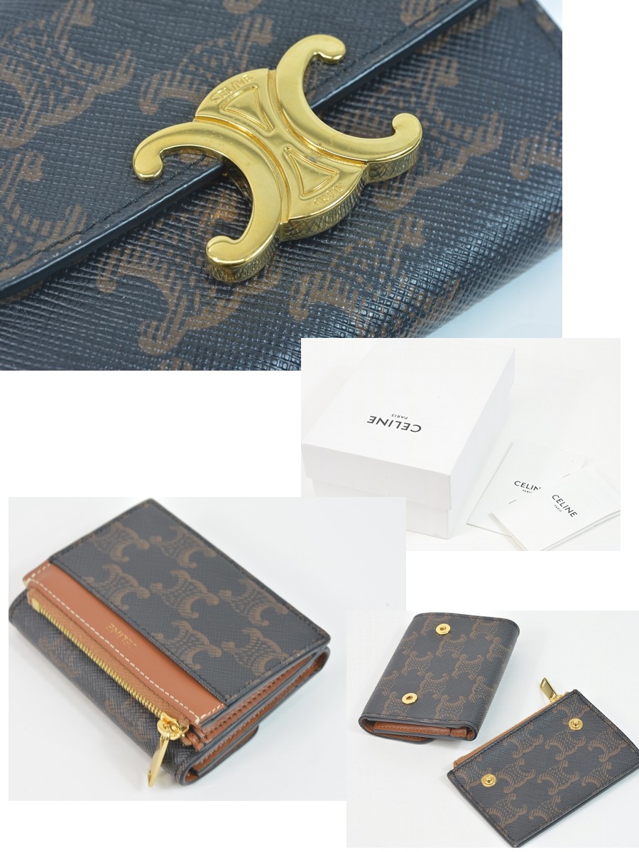楽天市場】【超美品】セリーヌ CELINE コイン入れ付き コンパクト