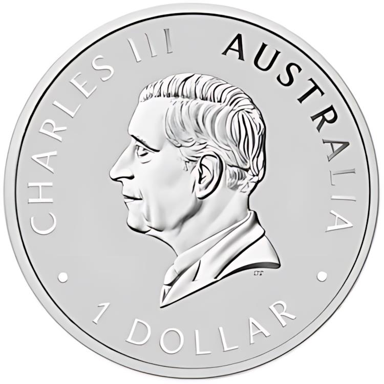 楽天市場】2024 P オーストラリア シルバーワライカワセミ 1 オンス $1