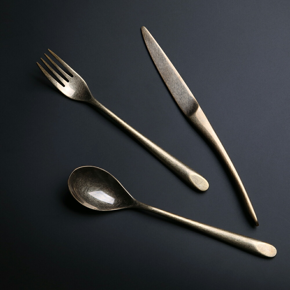 楽天市場】ヴィンテージ風 カトラリー アンティーク ゴールド 懐 KAI