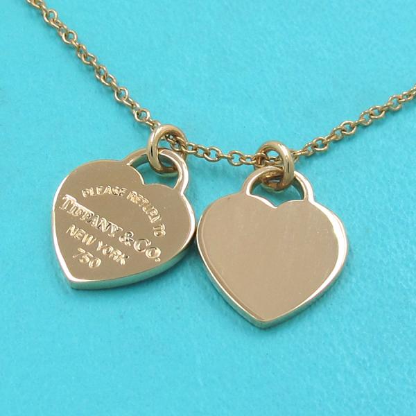 楽天市場】ティファニー リターントゥネックレス/ダブルハートタグ