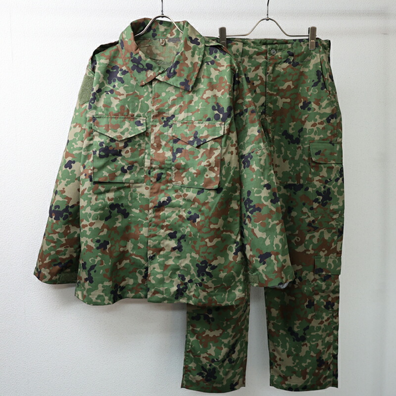 楽天市場】陸上自衛隊. 迷彩戦闘服ジャケット&パンツセット(ウエスト