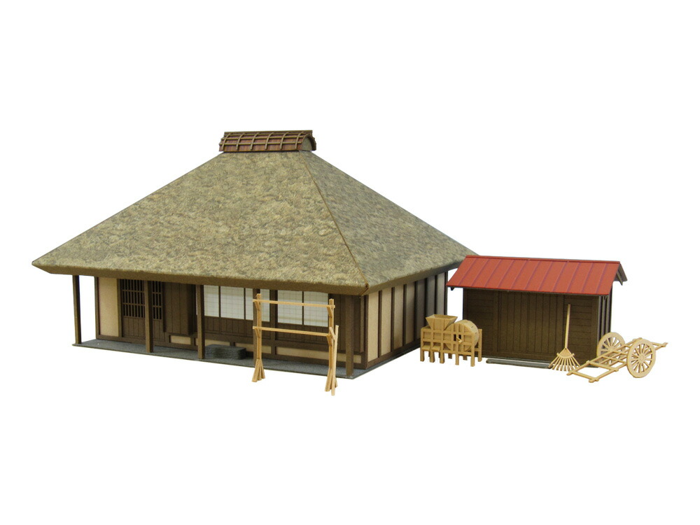 楽天市場】情景シリーズ 【茅葺民家-2】 S=1/87 ◇みにちゅあーと