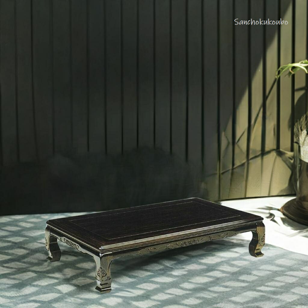 楽天市場】栗 120座卓 黒檀材 正規ブランド コクタン 日本製 産地直送