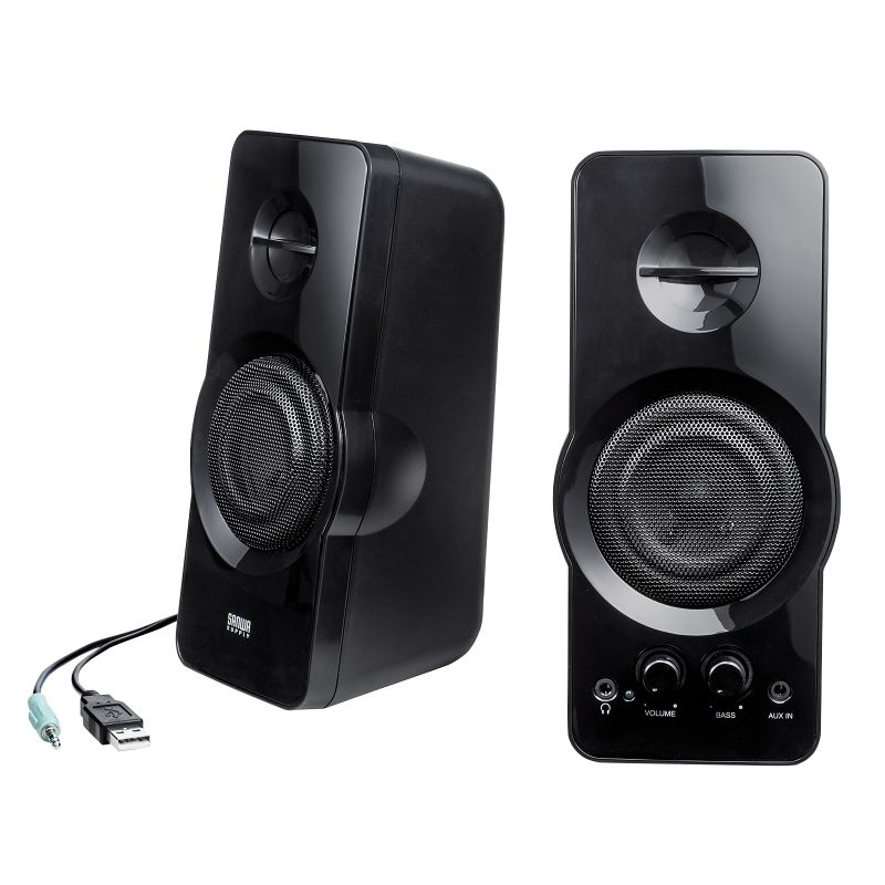 楽天市場】ハイパワー USB電源スピーカー PCスピーカー パソコン