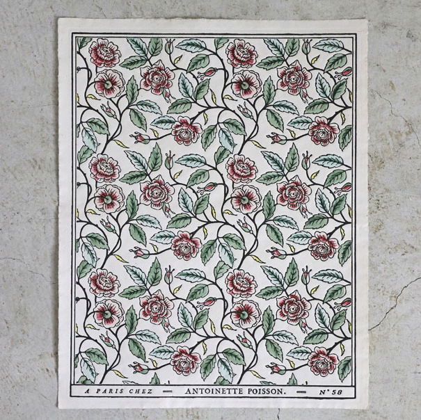 Antoinette Poissonドミノペーパー59C アントワネット・ポワソン